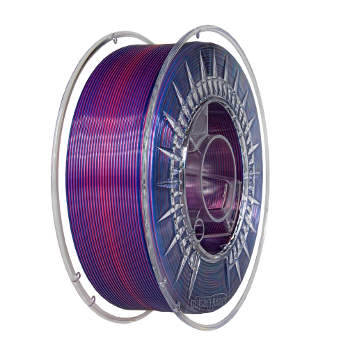 SILK DUAL 1.75 Темно-Красный / Супер Фиолетовый Пластик для 3D-принтера 1 кг