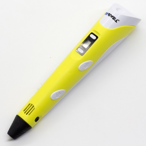 3D Ручка Myriwell RP-100B С LED Экраном Желтая (Yellow)