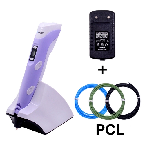 3D Ручка MyRiwell RP-200B Оригинал беспроводная + 60 м PCL (12 цветов). Набор Pro.