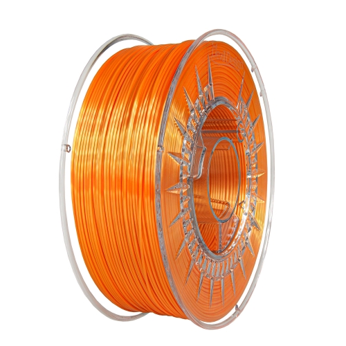  PLA SILK 1.75 помаранчевий Пластик для 3D-принтерів 1 кг