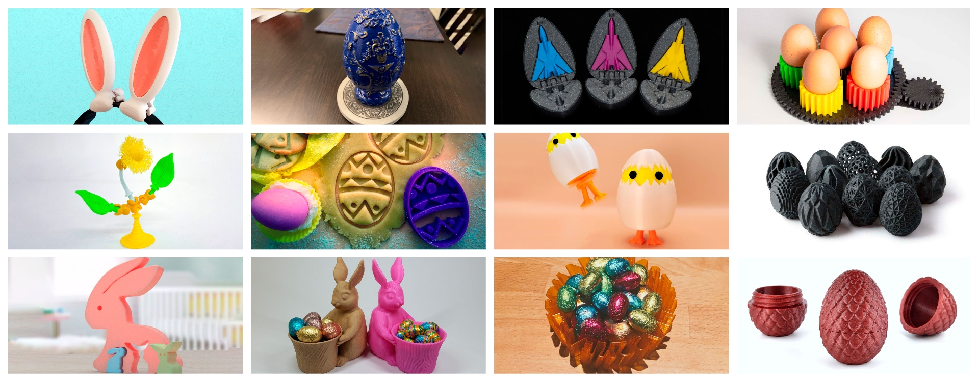 12 идей для печати на 3D принтере к Пасхе: бесплатные модели для украшения праздника